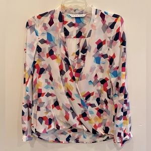 Trina Turk Muriel 2 Confetti Print Blouse